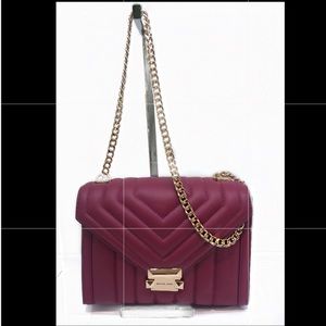 Whitney Large Quilted Leather